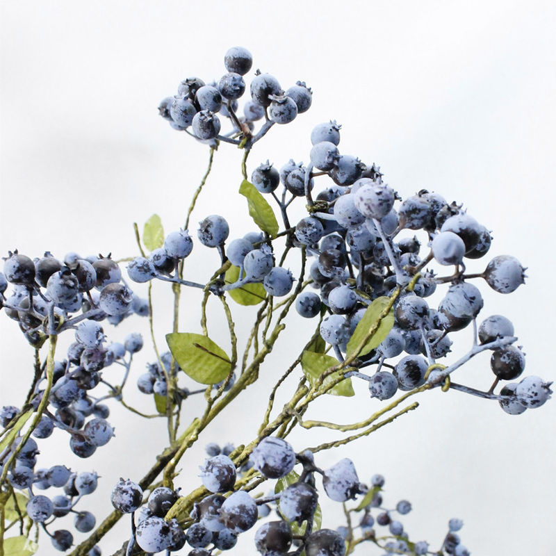 Fruits de Noël Plantes artificielles à base de baies rouges et bleues pour toutes les fêtes Occasion