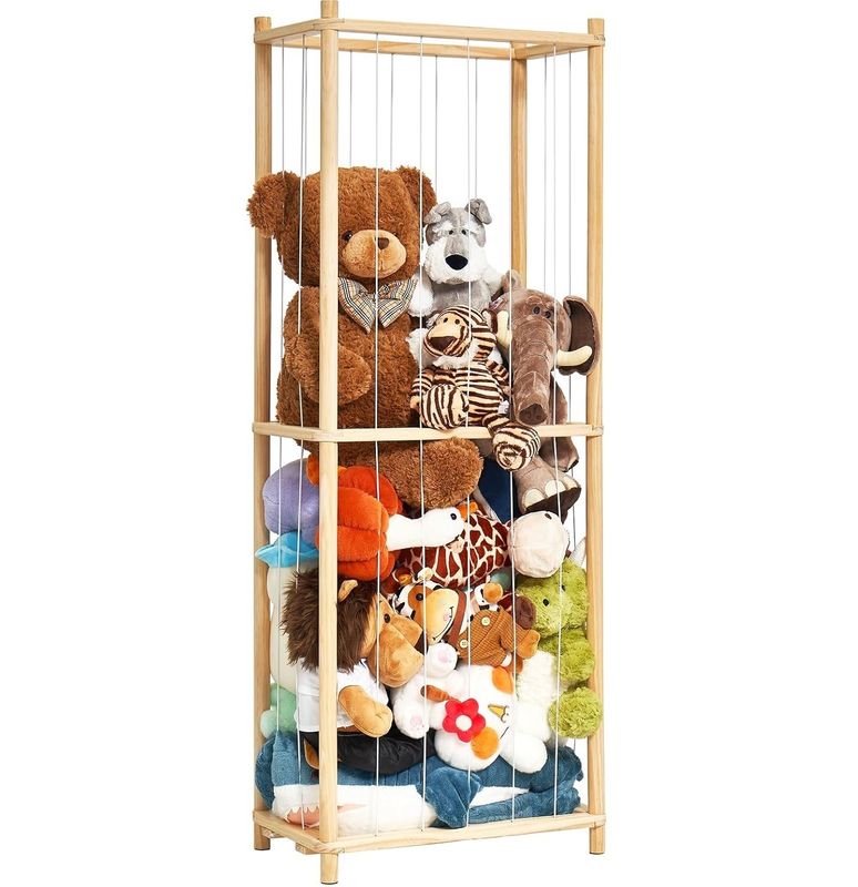 Salle de séjour Cage d'animal bourrée en bois Cage de jouet extra grande pour les enfants Salle de jeux de la crèche