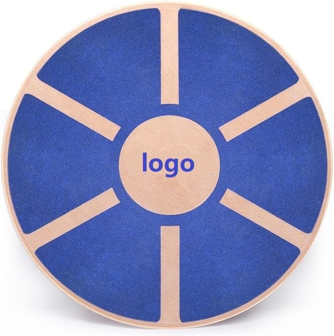 Planche d'équilibre en bois en bois respectueux de l'environnement pour l'entraînement à l'équilibre polyvalent et la décoration intérieure